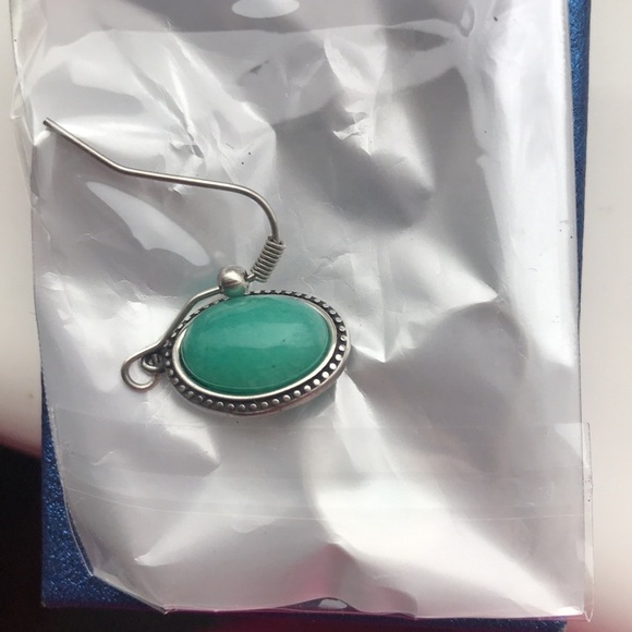 NWT Premium Russian Amazonite, stainless steel dangle earrings - Picture 6 of 6